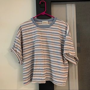 VINTAGE striped tee shirt
